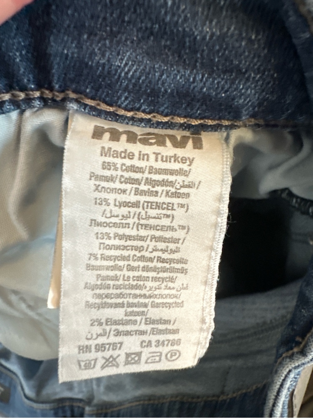 Mavi Zach Men’s 36x34 Straight Leg Medium Wash Blue Jeans Denim - Picture 7 of 10